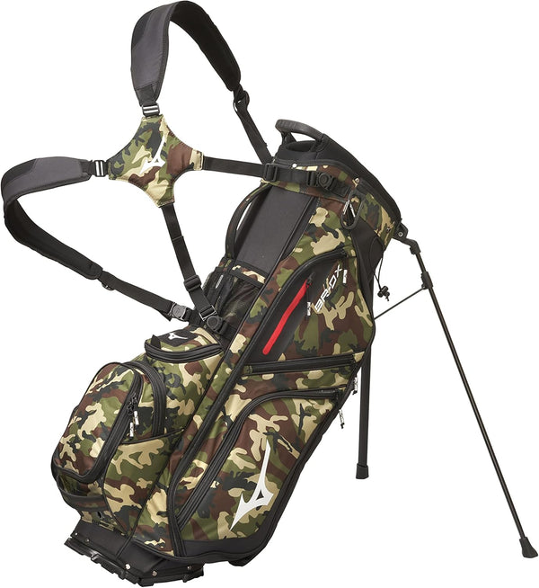 Mizuno BR-DX 14-Way Hybrid Golf Stand Bag – Full-Length Dividers, Dual Shoulder Straps & Large Insulated Cooler