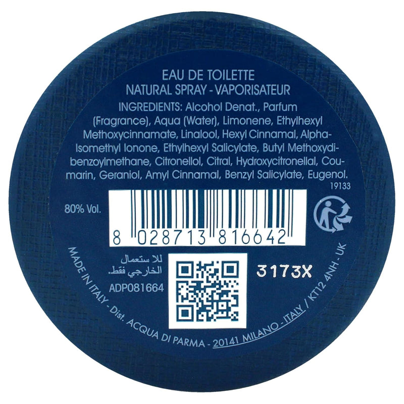Acqua Di Parma Blu Mediterraneo Fico Di Amalfi – 3.4 oz Eau de Toilette for Men | Fresh & Citrus Scent
