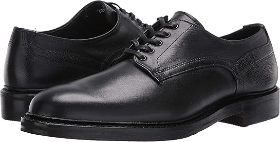 Allen Edmonds Men's Cyrus Derby Loafer – Black Leather Dress Shoe with ShockForm™ Insole and Goodyear Welt – Handcrafted in USA