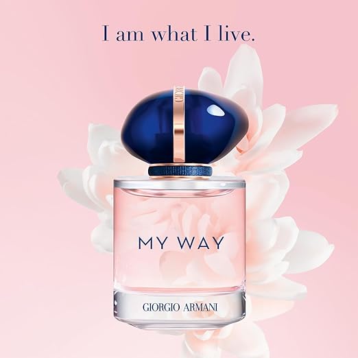 Armani My Way Eau de Parfum for Women – Luxury Floral Woody Fragrance with Bergamot, Jasmine & White Musk – 90ml