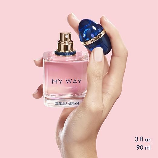 Armani My Way Eau de Parfum for Women – Luxury Floral Woody Fragrance with Bergamot, Jasmine & White Musk – 90ml