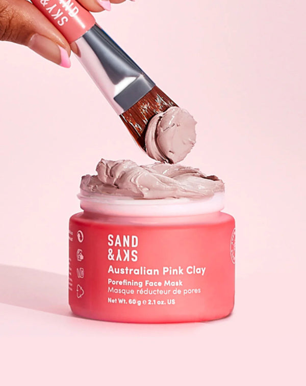 Sand & Sky Australian Pink Clay Porefining Face Mask  Purify. Perfect. Glow.