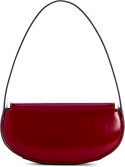 GUESS Arnela Flap Shoulder Bag – Elegant Faux Leather Chain Strap Designer Handbag for Women