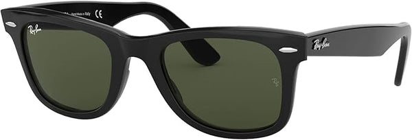 Ray-Ban Original Wayfarer RB2140 Designer Sunglasses – Black Frame, G-15 Lens