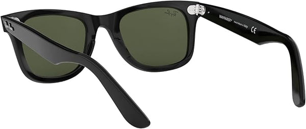 Ray-Ban Original Wayfarer RB2140 Designer Sunglasses – Black Frame, G-15 Lens